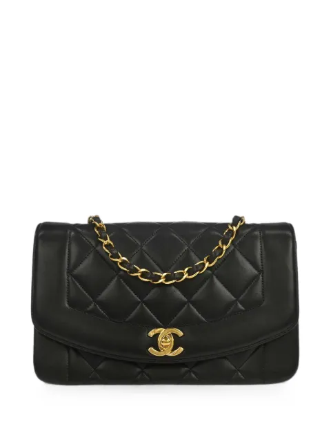 CHANEL Pre-Owned 1994-1995 Diana quilted shoulder bag Black 197447