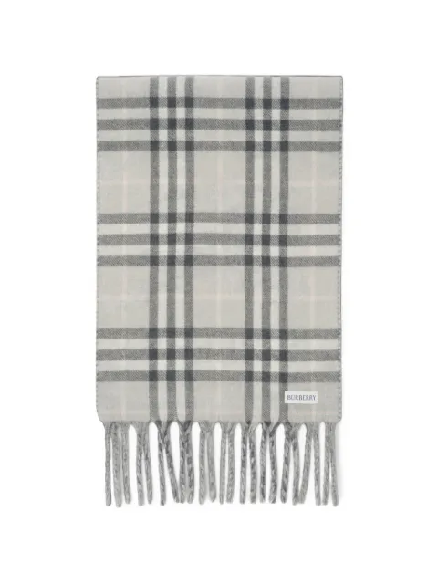Burberry reversible Knight-stamp scarf Grey 8130403