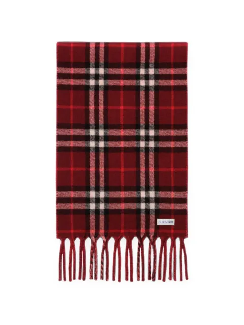 Burberry reversible Knight-stamp scarf Red 8130401