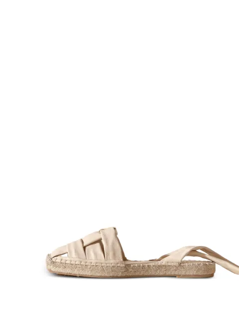 Hereu Bena interwoven leather ballet flats Neutrals BENAESPADRILLE