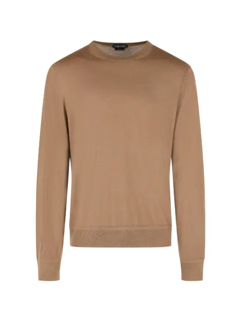 TOM FORD crew-neck sweater Neutrals KCL077YMW103