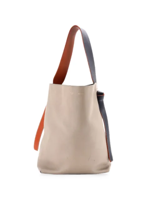 Celine Pre-Owned Twisted Cabas Calfskin Oversized tote bag Neutrals RD8GWUCZSRNB2D6H