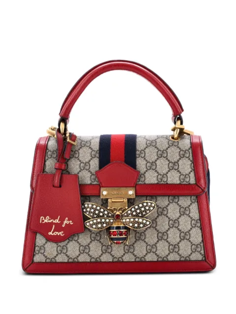 Gucci Pre-Owned Queen Margaret Top Handle Bag GG Coated Canvas with Leather Small satchel Brown G19VGKBBSSHNW6J5