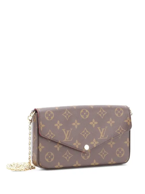 Louis Vuitton Pre-Owned Felicie Pochette Monogram Canvas crossbody bag Brown GAU1JD1L2FZ9D6XC