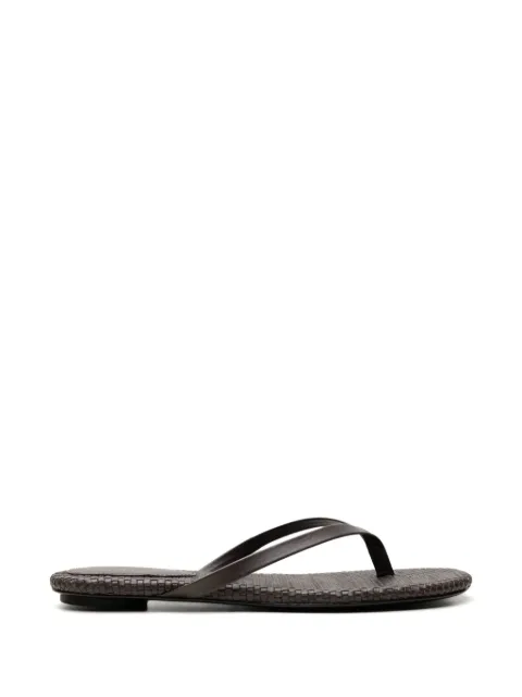 St. Agni woven leather sandals Brown S2643101COF