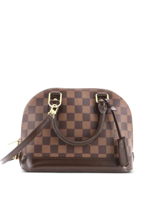 Louis Vuitton Pre-Owned Alma Handbag Damier BB shoulder bag Brown CU633KURG6N8Z6ZI