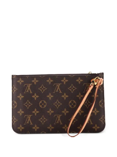 Louis Vuitton Pre-Owned Neverfull Pochette Monogram Canvas Large pouch Brown C4MOTZFVUEHJF91I