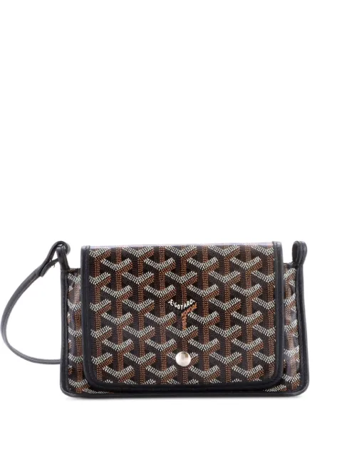 Goyard Pre-Owned Plumet Clutch Wallet Coated Canvas crossbody bag Black A8780I3GHGFHT95J