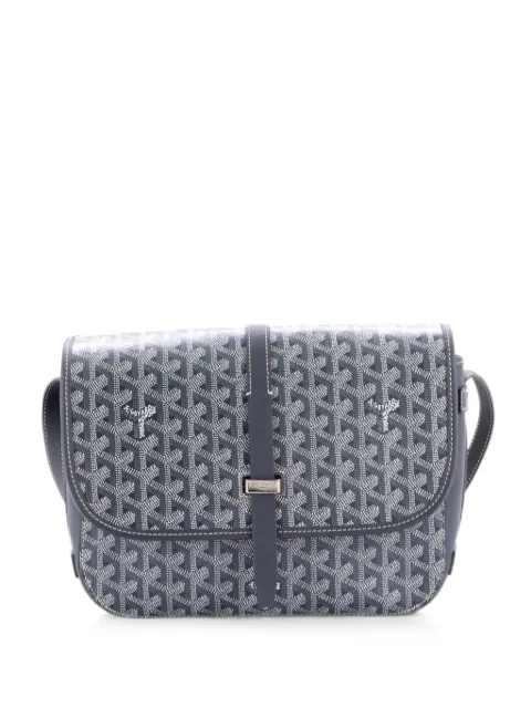 Goyard Pre-Owned Belvedere II Messenger Bag Coated Canvas MM crossbody bag Grey 9WSUW1A361MBFVD5