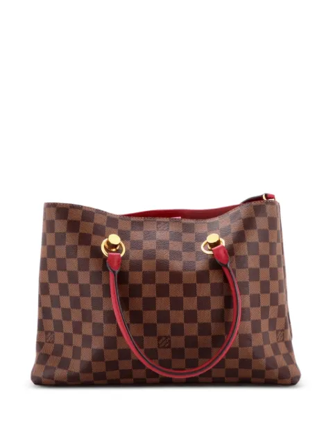 Louis Vuitton Pre-Owned LV Riverside Handbag Damier with Leather tote bag Brown A14D1FYTTBO6PXQ8