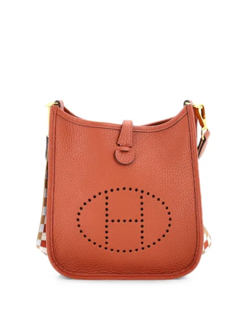 Hermès Pre-Owned Evelyne Bag Gen III Clemence TPM crossbody bag Brown 5K0TEOV3TPNIWOZ6