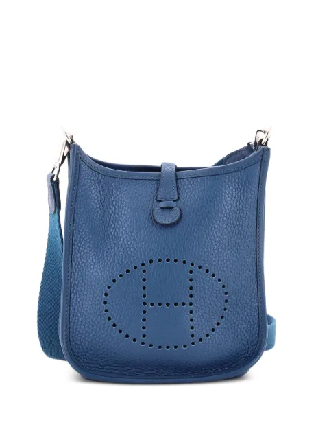 Hermès Pre-Owned Evelyne Bag Gen III Clemence TPM crossbody bag Blue PF9V26U7J6ZKMRFW