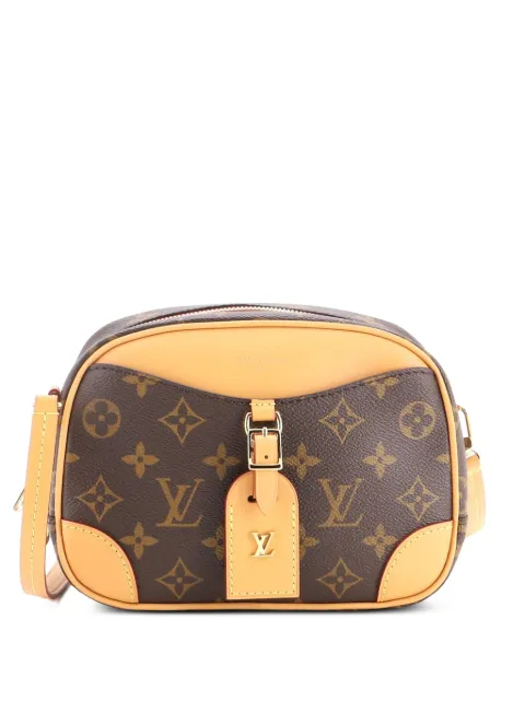 Louis Vuitton Pre-Owned Deauville Handbag Monogram Canvas Mini crossbody bag Brown YQKJC4KMKQV0JXMC