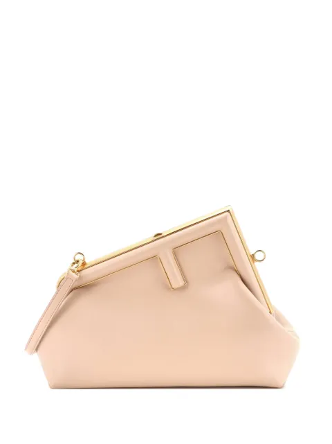 Fendi Pre-Owned First Bag Leather Small clutch bag Neutrals Y4JQEKCIXII7LIQ7