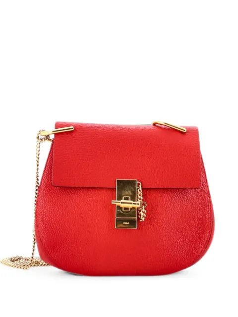 Chloé Pre-Owned Drew Leather Small crossbody bag Red MQGM85MZ2RIKA3L9