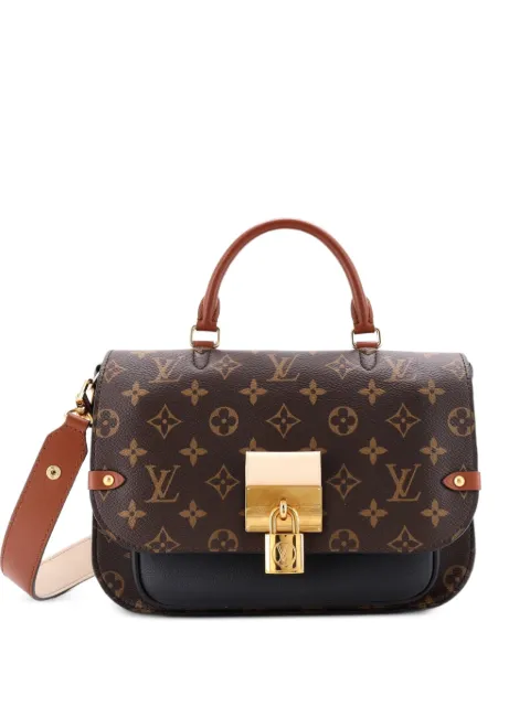 Louis Vuitton Pre-Owned Vaugirard Handbag Monogram Canvas with Leather satchel Black L8GCQJIR5QCIJR0B