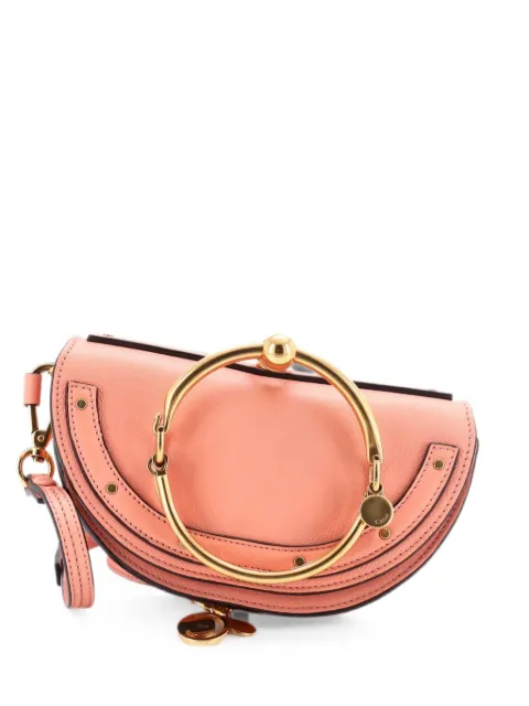 Chloé Pre-Owned Nile Leather Mini crossbody bag Pink IUZY8TYM88DPKRWW