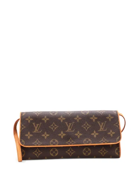 Louis Vuitton Pre-Owned Twin Handbag Monogram Canvas GM crossbody bag Brown I3AB5L6LH6PYB3SK