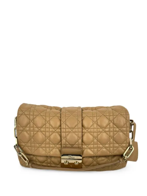 Christian Dior Pre-Owned 2000-2010s Cannage New Lock shoulder bag Neutrals RFCPUGBBA765932W