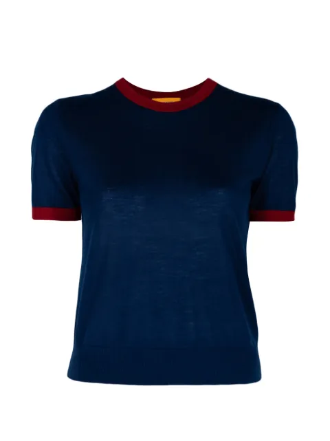 Guest In Residence Airy Ringer T-shirt Blue W44211JF