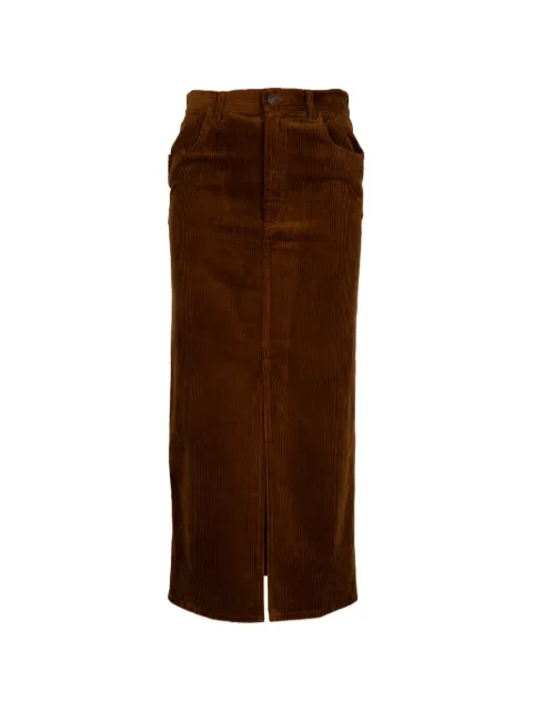 ISABEL MARANT Odalie corduroy midi skirt Brown JU0408FBD3G02E