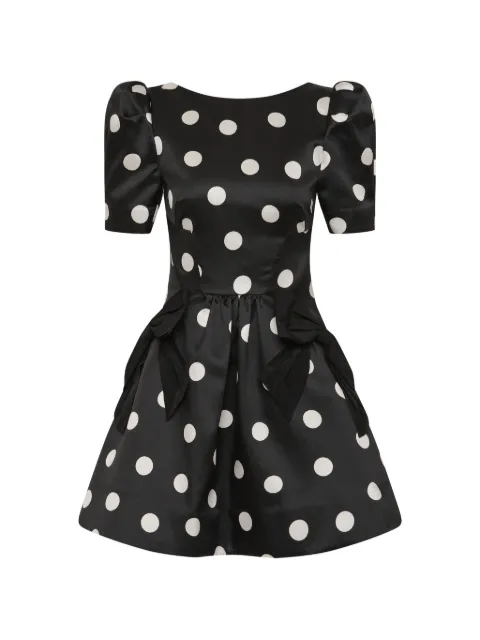 Rebecca Vallance Bacio short-sleeve mini dress Black 26031765