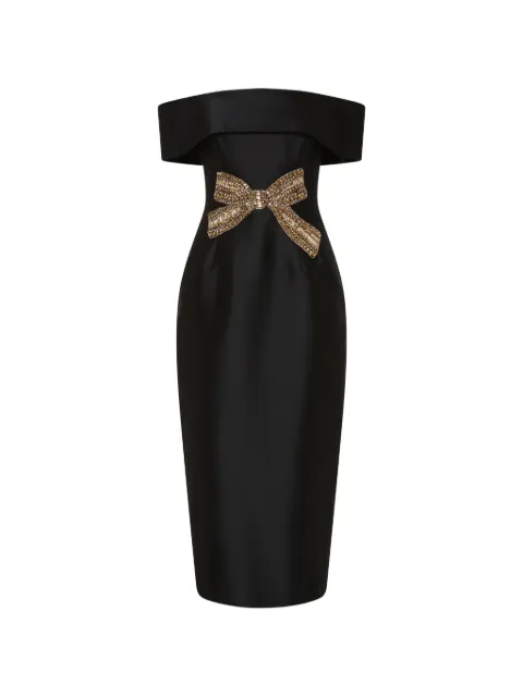 Rebecca Vallance Venus midi dress Black 26031737