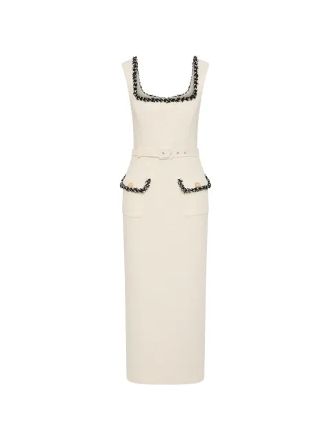 Rebecca Vallance Jacquie midi dress Neutrals 26031760
