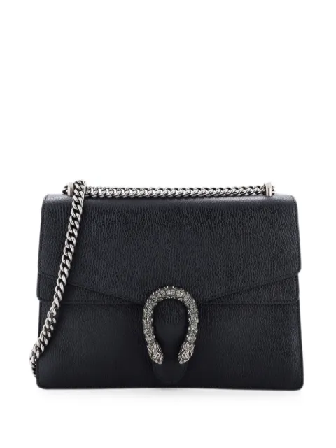 Gucci Pre-Owned Dionysus Bag Leather Medium shoulder bag Black CAV313HXCGLX7CK2