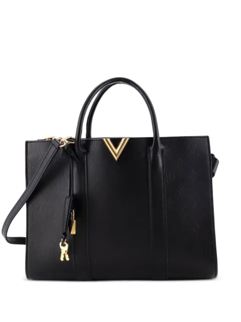 Louis Vuitton Pre-Owned Very Monogram Leather MM tote bag Black 9JQ1Q5FYG1F3GTYA