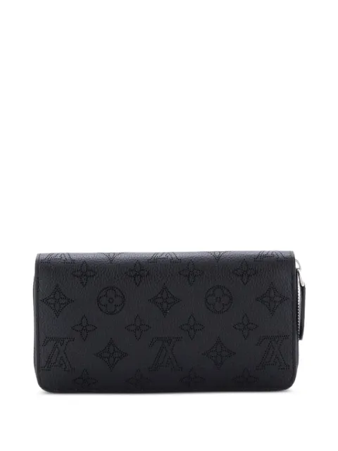 Louis Vuitton Pre-Owned Zippy Wallet Mahina Leather small wallets Black 5OH4L43ABYSIPOQE