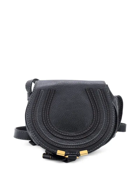Chloé Pre-Owned Marcie Leather Mini crossbody bag Black 5ROYC0EQ02OSF0J8