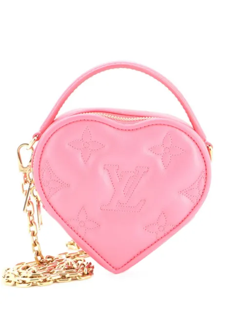 Louis Vuitton Pre-Owned Pop My Heart Pouch Bag Bubblegram Leather crossbody bag Pink 41GBG41NNUPN8EH1