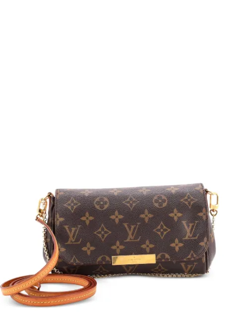 Louis Vuitton Pre-Owned Favorite Handbag Monogram Canvas PM clutch bag Brown 2EBM2NWSWA3DSXSB