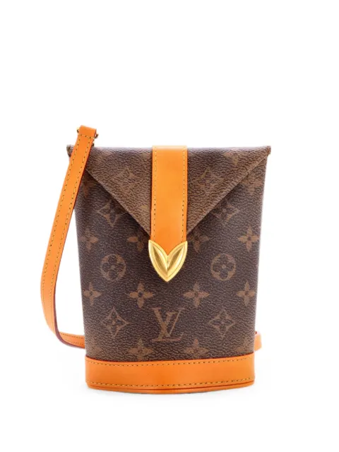Louis Vuitton Pre-Owned Envelope Pouch Monogram Dust Leather shoulder bag Brown 0U7EBJU27WSQ23TI