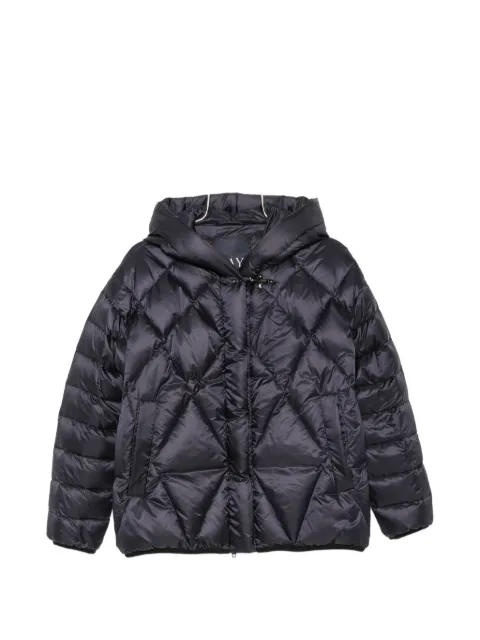 Fay quilted hooded jacket Blue NAW32533350GO1