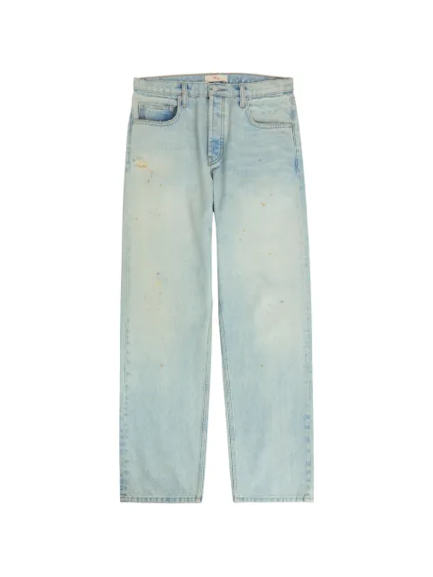Cherry LA distressed paint-splatter jeans Blue 264011