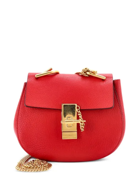 Chloé Pre-Owned Drew Leather Mini crossbody bag Red 05VHVY1IZ5MALHX4