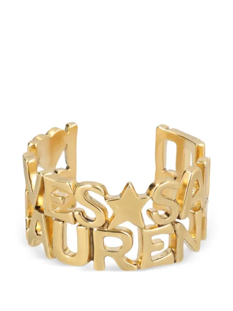 Saint Laurent Yves Saint Laurent cuff in metal Gold 875023Y1500