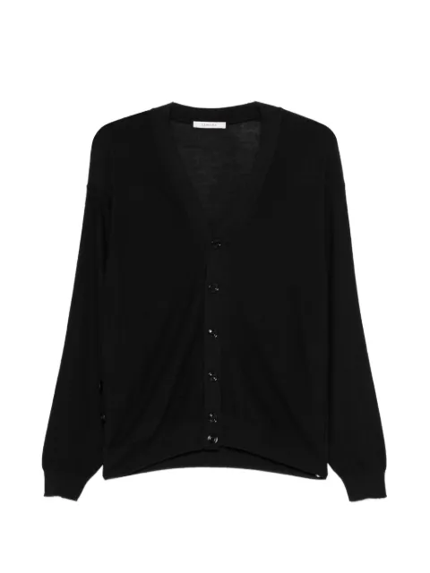 LEMAIRE wrap-style cardigan Black PO0052LK1063