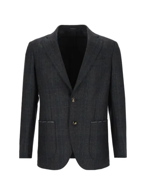 Al Duca D’Aosta 1902 check-pattern blazer Grey EF74QK0474600