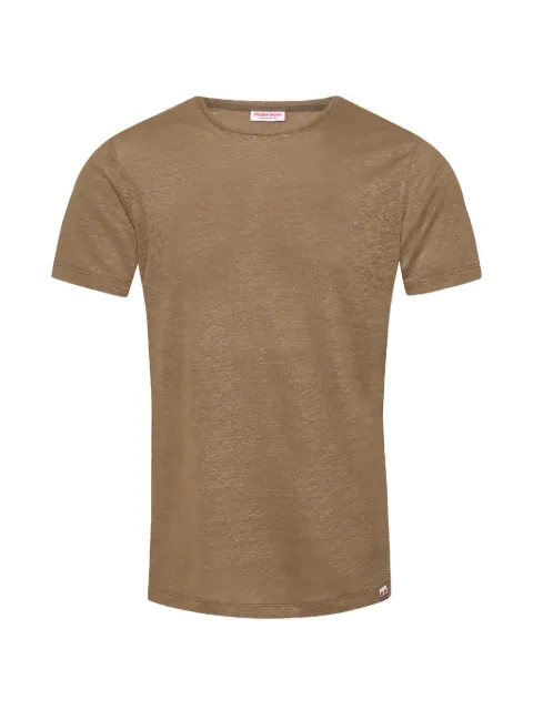 Orlebar Brown Ob-T linen T-shirt Brown 282719