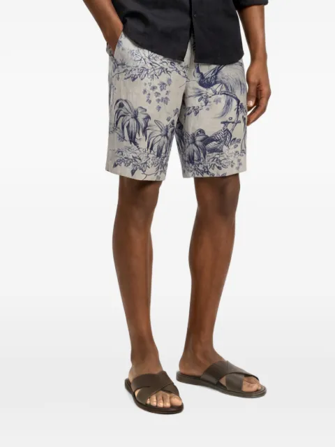 Orlebar Brown Laurent Zephra floral-print bermuda shorts Blue 282702