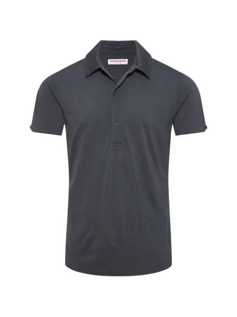 Orlebar Brown Sebastian Lux merino polo shirt Grey 282660
