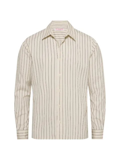 Orlebar Brown Justin striped shirt Neutrals 282645