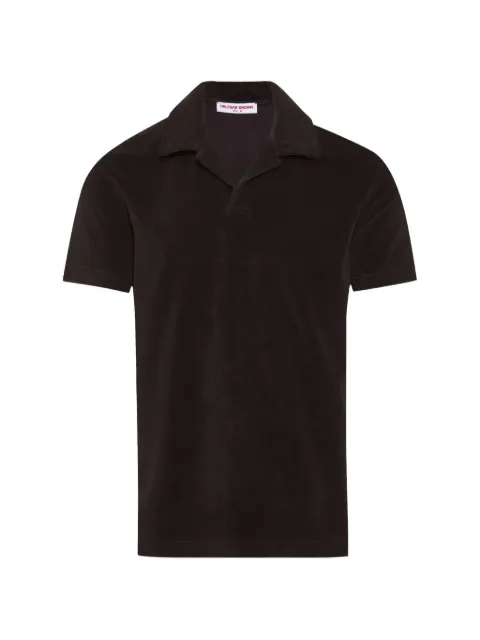 Orlebar Brown Terry Resort polo-collar T-shirt Brown 282663