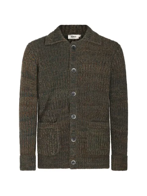 Altea chunky-knit button-up cardigan Green 266103643