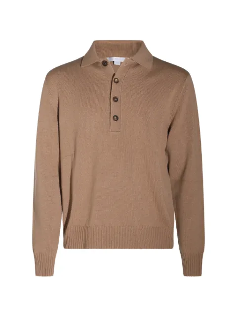 Malo cashmere polo shirt Neutrals UXD154F1B02E3636
