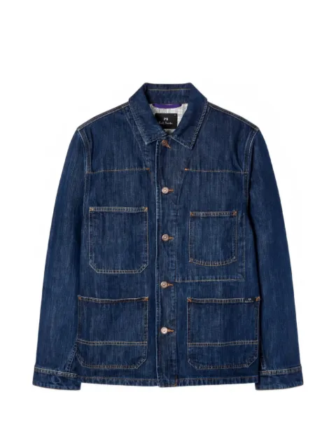 PS Paul Smith contrast-stitch denim jacket Blue M2RA169W22738