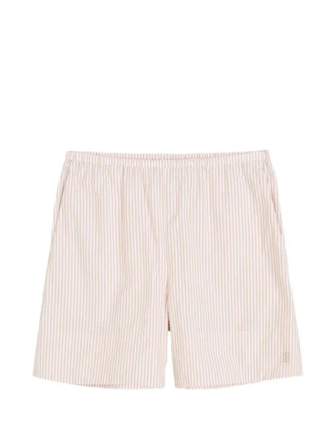 By Malene Birger Siona striped shorts Pink 103601